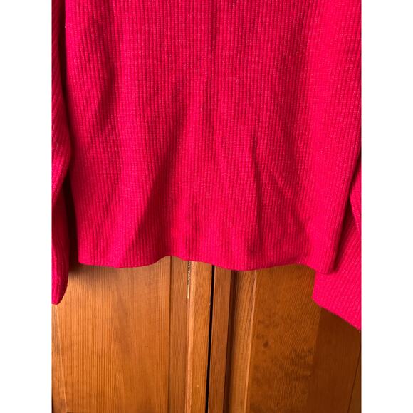 Abercrombie & Fitch Women's Classic Easy Turtleneck Ribbed Sweater Pink Size XS - Picture 13 of 14